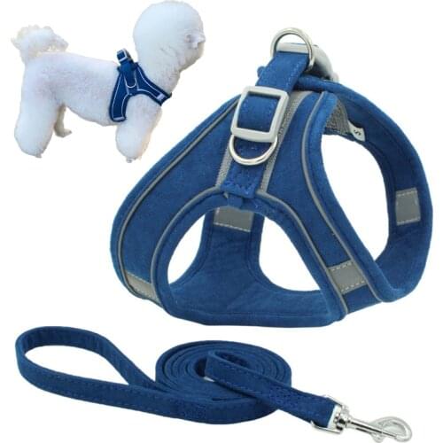 Pet Chest Harness Reflective Cat Collar Training Collar Harness Small Puppy Adjustable Dogs Leads Chest Straps