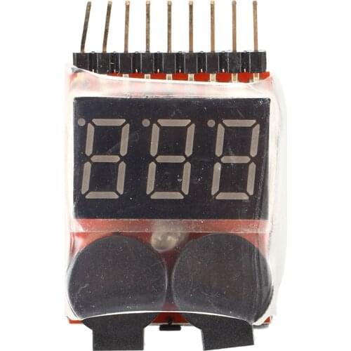 New-1S-8S Lipo Battery Low Voltage Tester Test VOLTMETRE test monitor Buzzer alarm indicator