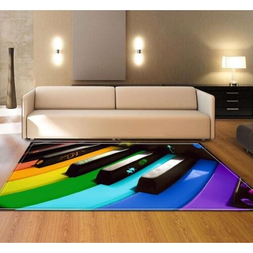 Nordic Carpets Soft Flannel 3D Printed Area Rugs cartoon Mat Rugs Anti-slip Large Rug Carpet for Living Room Decor D-575