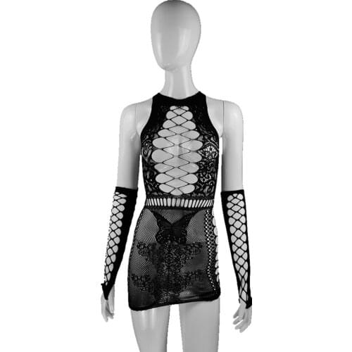 Japanese SM New Fashion Plus Size Black Sexy Babydolls Exotic Sexy Costumes Erotic Lingerie Hot Chemises Underwear Sleepwear