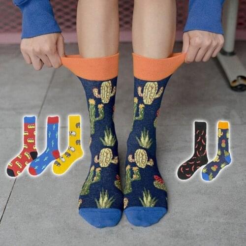 Jeseca New Clearance Sales Women Fashion Designer Long Socks Wool Autumn Winter Warm Cotton Underwear Harajuku Streetwear