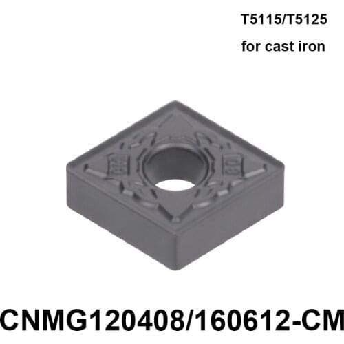 Original CNMG120408-CM T5115 CNMG160612-CM T5125 CNMG 120408 160612 Carbide Inserts Turning Tool Lathe Cutter CNC