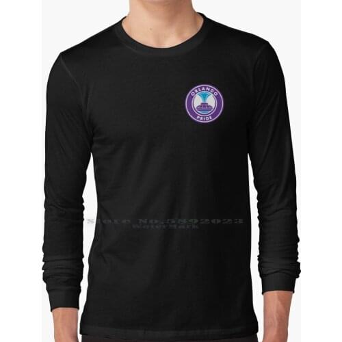 Orlando Pride Long Sleeve T Shirt 100% Pure Cotton Big Size Soccer Women Soccer Nwsl Pride Uswnt Woso Orlando Pride Orl Orlando
