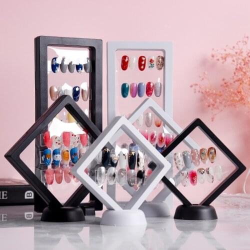 PE Suspension Frame Nail Art Model Display Photo Color Card Stand Jewelry Show