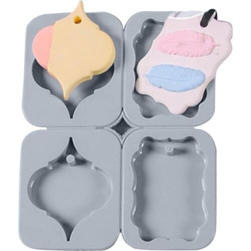 4 Even Door Brand Silicone Aroma Mold Detachable Wax Sheet Mold for DIY Aromatherapy Plaster Handmade Soap Baking Silicone Mould