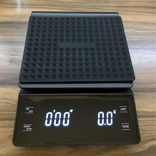 Smart Coffee Scales with Timer Precision Kitchen Scales Electronic Scales Digital Scales Household Food Scale with Pad 3KG/0.1g