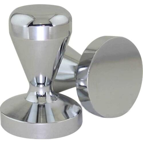 Stainless Steel Coffee Tampers Barista Espresso Flat Tamper 51mm 49mm Base Clear Body Press Coffeeware Cafe Shop Tool
