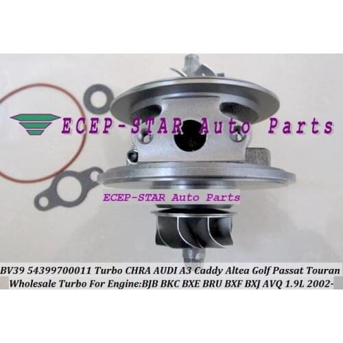 Free Ship Turbo cartridge CHRA Core BV39 54399880011 54399700011 038253016R For AUDI A3 Caddy Golf For SEAT Altea BKC BRU 1.9L