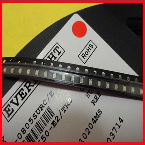 0805 SMD Red LED Light Emitting Diode Red Light Diode LED 10pcs