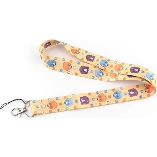 Fruits Basket Neck Strap Lanyard keychain Mobile Phone Strap ID Badge Holder Rope Key Chain Keyrings Accessories webbings