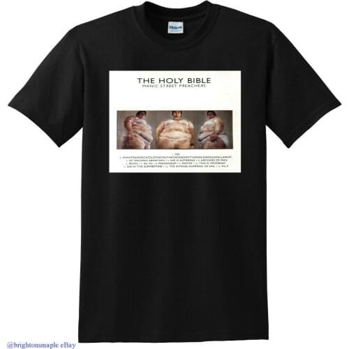 MANIC STREET PREACHERS T SHIRT the holy bible vinyl cover SMALL MEDIUM LARGE XL