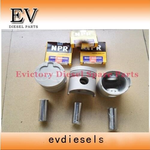 EV 3AB1 piston and piston ring set for Hiatch Mini Excavator EX50UR 3AB1
