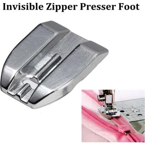 Invisible Concealed Zipper Presser Foot Feet Replacement For Brother Singer Janom Toyota Feet Sewing Machine Feet Sewing Parts