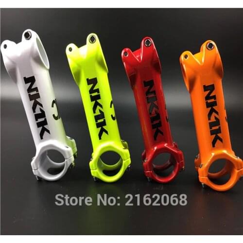 Newest white green red orange colors Mountain bike 3D Forged alloy stem road bicycle stems MTB parts 31.8*70-120mm Free shipping