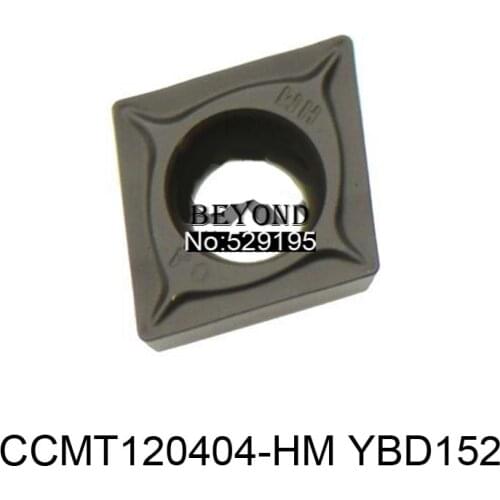 Original CCMT 120404 120408 CCMT120404-HM YBD152 CCMT120408-HM YBD152 Carbide Inserts for Semi-Finishing Steel Lathe Cutter