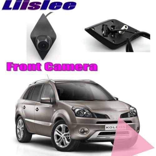 LiisLee Car Front Camera Hood Mesh Front Grille Logo CAM For Renault Koleos 2007-2018 DIY Manually Control Channel Front Camera