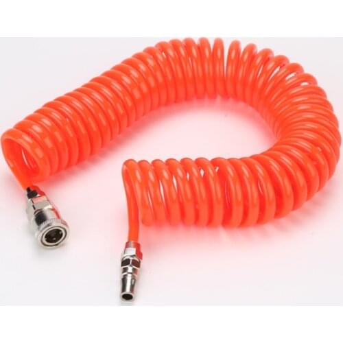 PU8*5 spring tube spiral air pipe air compressor air pump air pipe 10*6.5 telescopic pipe thread pipe