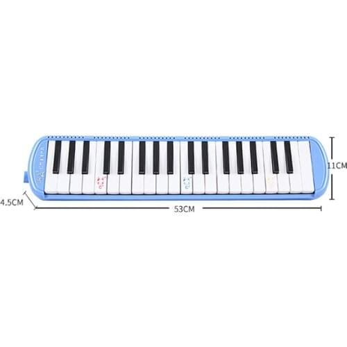 QM37A-B 37-keys Melodica with Carrying Case for Boy Factory Price