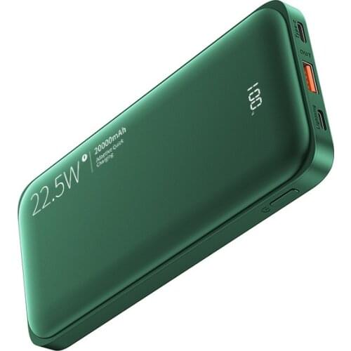 22.5W Fast Charge 20000mAh Power Bank Built in Cable External Battery Powerbank for Samsung S20 iPhone 12 mini Xiaomi Poverbank