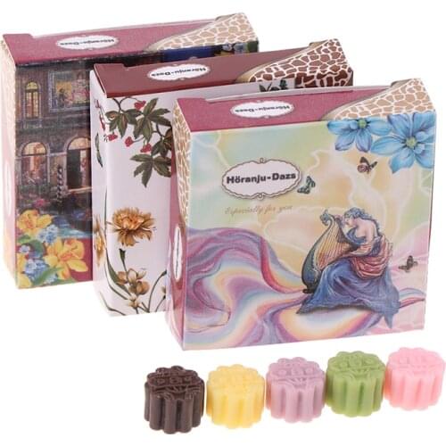 1 Set Simulation Moon Cakes Dollhouse Kitchen Food Accessories House Decoration Doll 1:12 Ornament Kitchen Model DIY Dollh