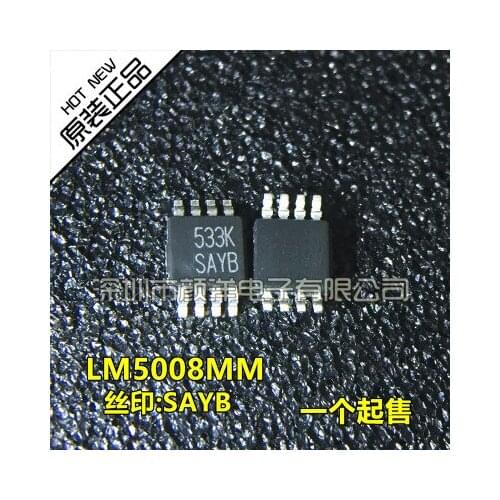 10PCS LM5008MM MSOP-8 LM5008MMX MSOP8 LM5008 5008 Code SAYB Buck switching regulator New and original