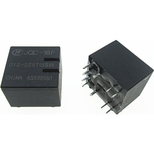 HOT NEW relay JQC-16F-012-2ZST JQC-16F 012-2ZST JQC16F-0122ZST JQC16F 0122ZST 12VDC DC12V 12V DIP10 10PCS/LOT