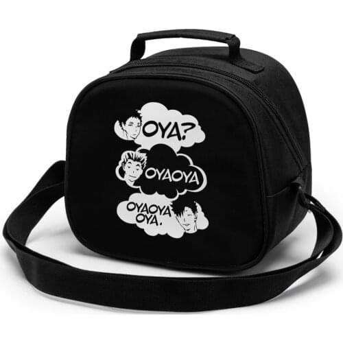 Haikyuu Oya Oya Children fashion lunch bag thermal insulated bag travel casual insulated picnic bag