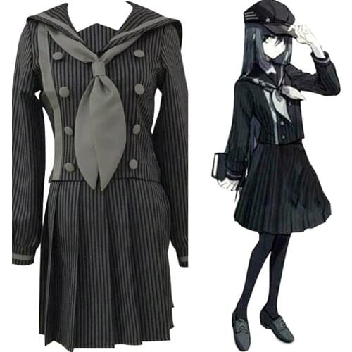 Danganronpa V3 Cosplay Saihara Shuichi Cosplay Costume School Uniform Skirts Outfits