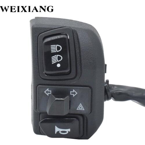 Left Motorcycle Handle Switch Horn Turn Signal Warning Light L/H Beam Handlebar Controller Switch For Yamaha Lagenda 115