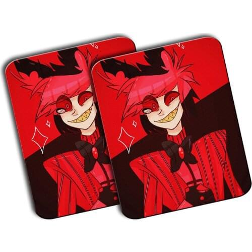 MERCHANDMANIA PACK 2 medium HAZBIN HOTEL ALASTOR drawing mousepad raton mats offer