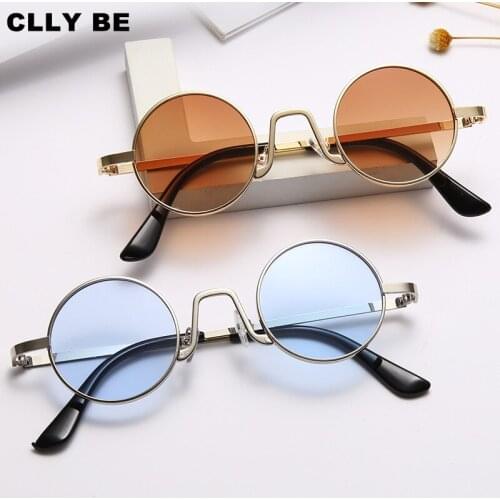 Fashion Vintage Retro Metal Frame Sunglasses For Women Men Punk Eyewear Eyeglasses Small Round Circle Eye Glasses