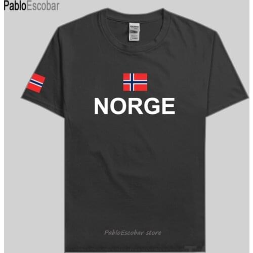 Norway Norge men t shirts fashion jerseys nation team tshirt cotton t-shirt meeting fitness gyms clothing tees country flag