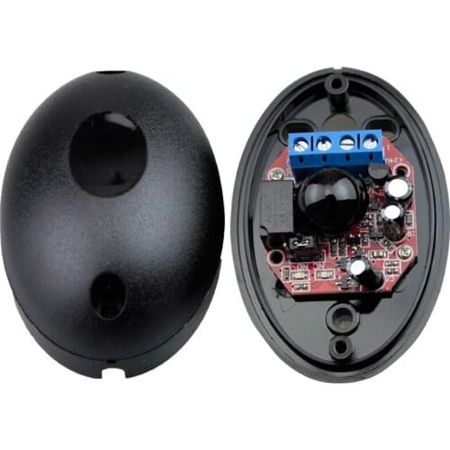 Single Beam Infrared Detector Barrier Gate Switch Signal Waterproof Infrared Radiation Receiving Sensor