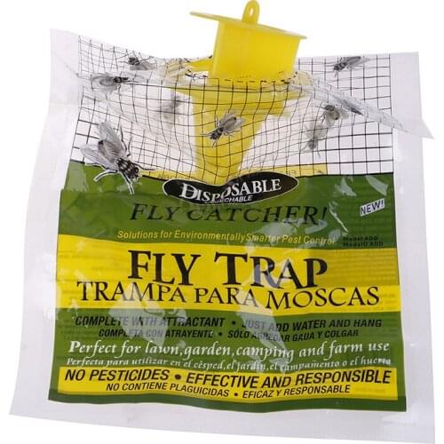 Portable Outdoor Fly Catching Bags Multifunctional Fly Catching Tool for Camping Garden Courtyard J2Y