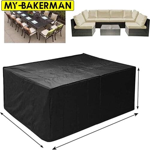 72 Sizes Oxford Cloth Furniture Dustproof Cover For Rattan Table Cube Chair Sofa Waterproof Rain Garden Patio Protective Cover