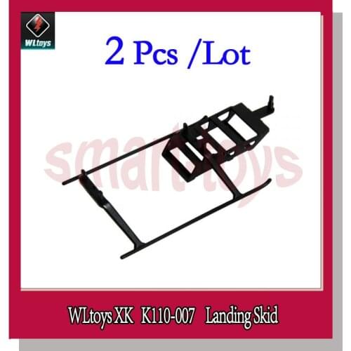 2Pcs K110 Landing Skid K110-007 Landing Gear for Wltoys K110 RC Helicopter Spare Parts