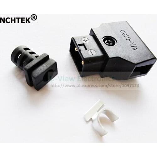 NCHTEK D-Tap Male Plug DIY For DSLR Rig Power Cable V-mount Anton Battery, Screw Lock Type, Free Solder/Free Shipping/30PCS