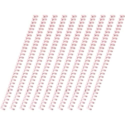 3XUE 10 Pcs 30 Holes Circles Ring Loose-leaf Paper Book Scrapbook Album Binder Spiral A4 Notebook Binding Clips