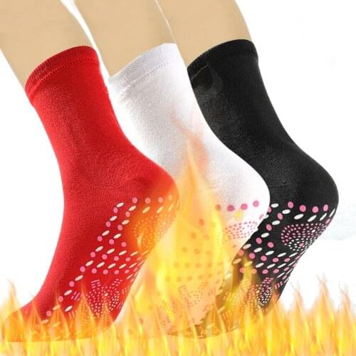 Sports Magnetic Therapy Wear Resistant Fatigue Relieve Health Care Stimulate Adult Socks Tourmaline Self Heating Washable Soft