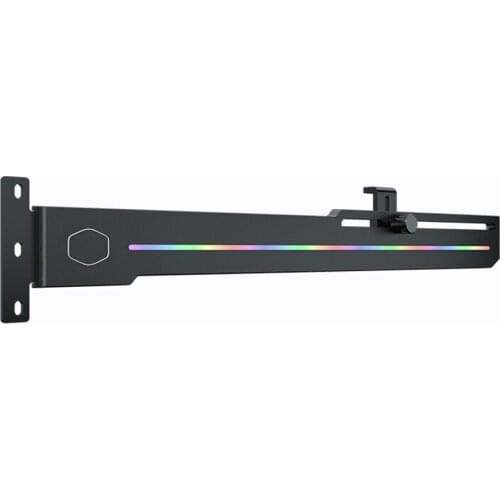 ELV8 LED GPU Holder ARGB LED Vertical Graphic Card Bracket Addressable RGB Support Adjustable Length Height 3 Pin