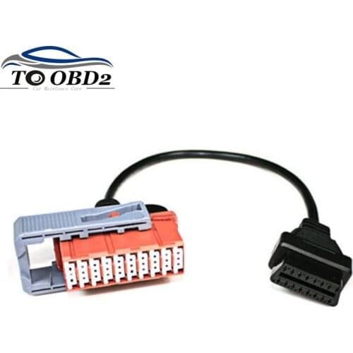 High Quality Lexia3 30pin cable Lexia 3 PSA 30pin cable Lexia 3 30 pin to OBD 30 pin cable For Citroen/Peugeot free shipping