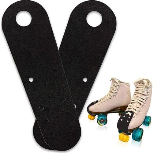 1 Pair Roller Skating Leather Toe Guards Protectors Skating Shoes Cover Ice Skates Durable Toe Caps for Roller Skate Accessories
