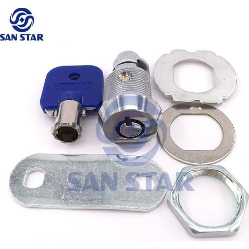 10 pcs of 19mm Zinc Alloy Cam Lock can for drawer or arcade cabinet