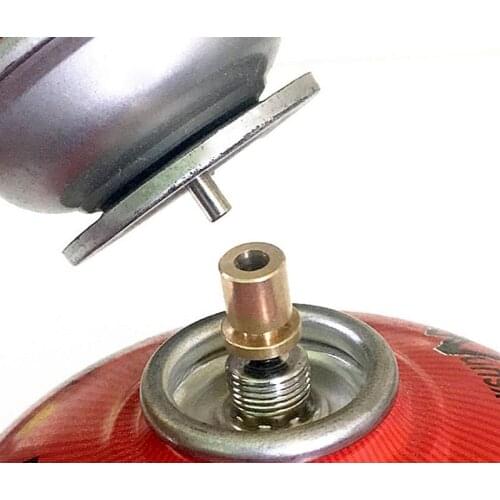 2PCS Picnic Gas Refill Adapter Outdoor Camping Hiking Stove Gas Cylinder Tank Refill Adapter Practical Stove Accessory
