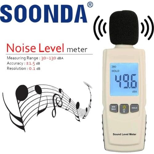 360° Digital dB Decibel Monitor Sound Level Meter Noise Meter 30-130dB Decibel Monitor Tester International Committee Standard