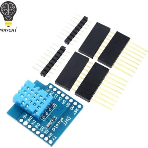 5pcs/lot DHT Shield for WAVGAT D1 mini DHT11 Single-bus digital temperature and humidity sensor module sensor