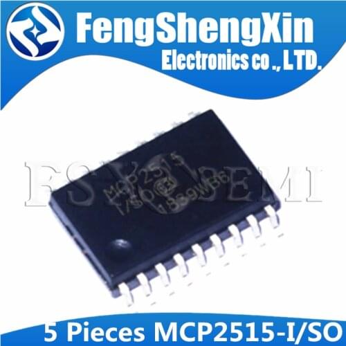 5pcs/lot MCP2515-I/SO MCP2515 SOP-18 Controller IC
