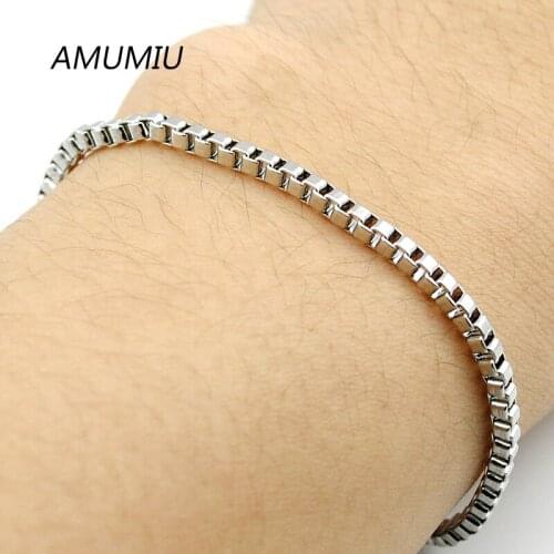 AMUMIU Metal Bracelets
