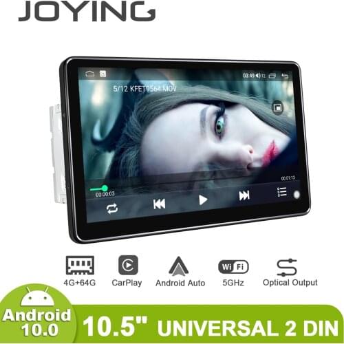 10.5 Inch Android 10 6GB 128GB Autoradio Car Radio Stereo Universal Head Unit Multimedia Player 1280*720 Carplay Android Auto