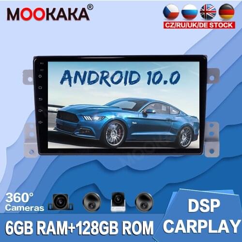 Android 10.0 128G For Suzuki Grand Vitara 3 2005-2015 Car Multimedia Player Radio GPS Navigation Auto Stereo Recorder Unit Audio
